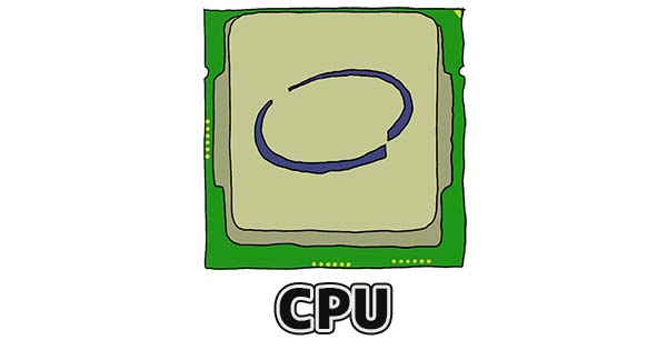 CPUのイラスト